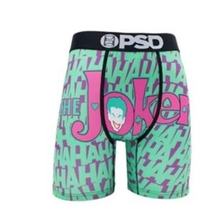 PSD Joker Themed Boxer Briefs - Green and Pink